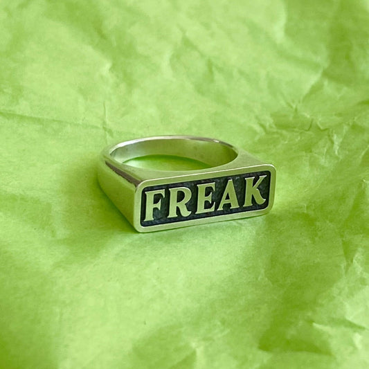 Freak Title Signet Ring